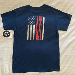 American Flag Shotguns Rifles Guns shirt 🔫⚔️🤠 M